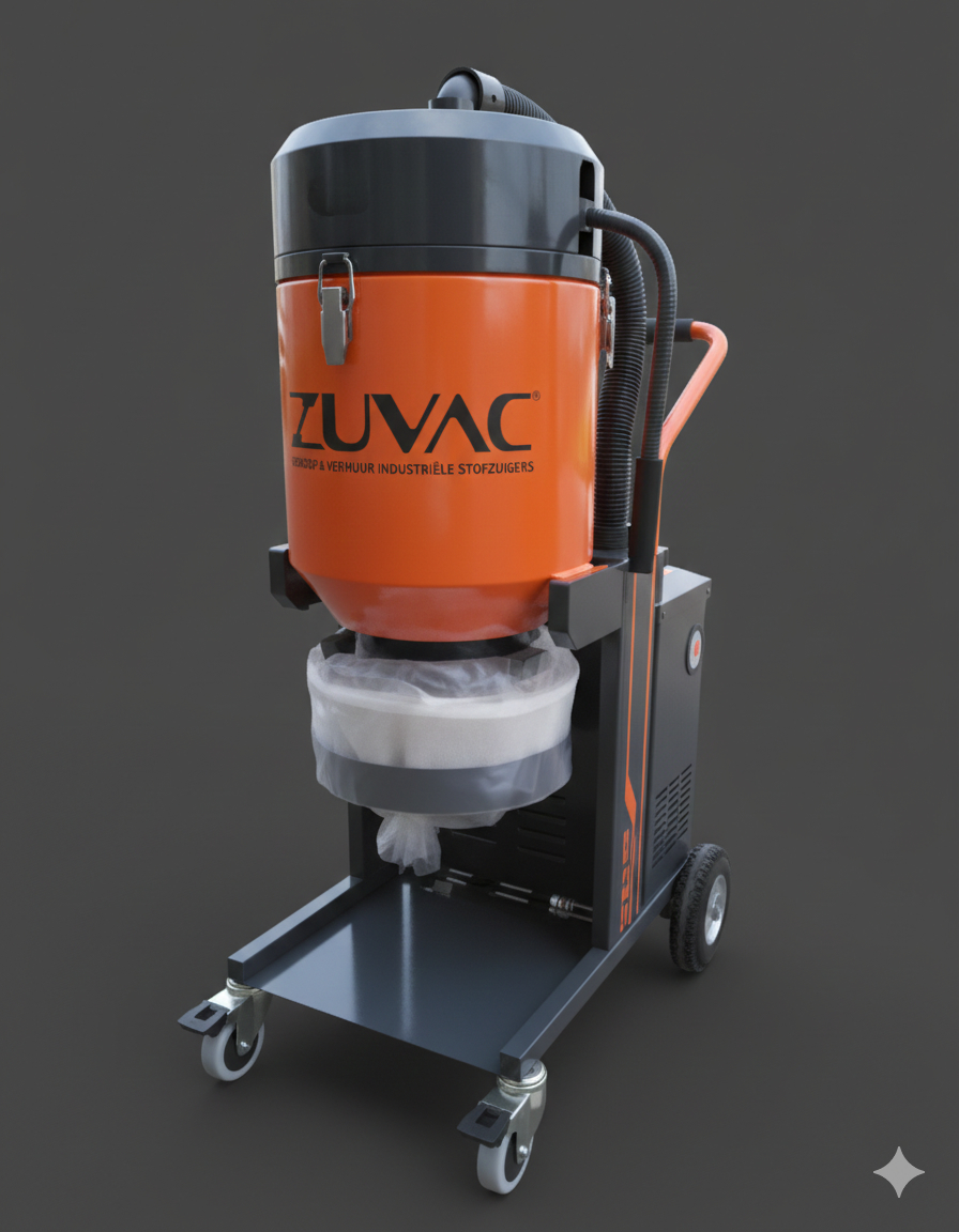 ZUVAC heavy duty industriële stofzuiger