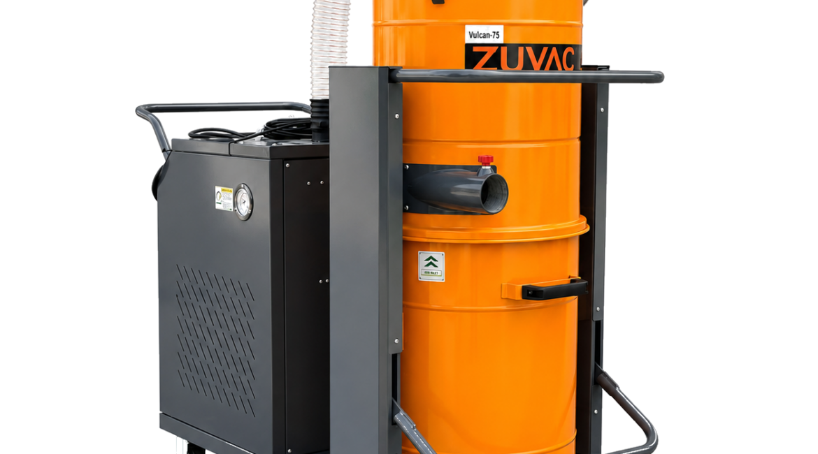 Vulcan-75 heavy duty industriële stofzuiger 400V productfoto