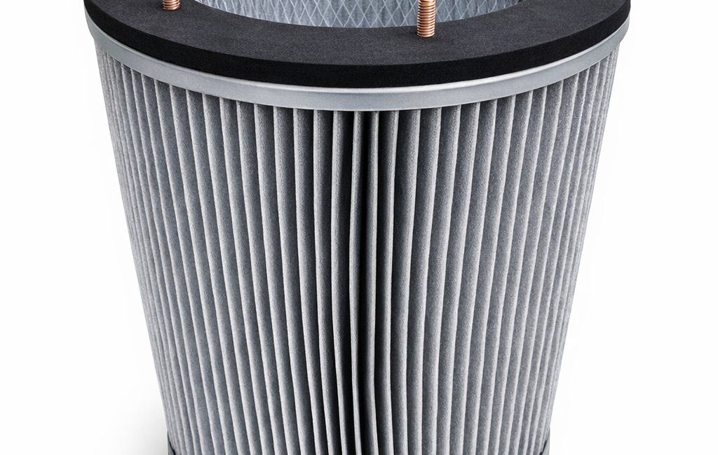 Antistatische filter cartridge voor industriële stofzuiger
