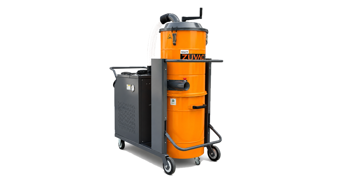 Vulcan-75 heavy duty industriele stofzuiger 400V
